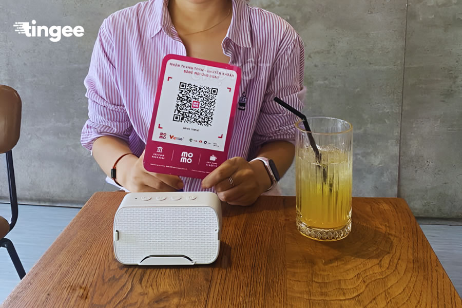 Loa máy thông báo biến động số dư QR chuyển tài khoản ngân hàng